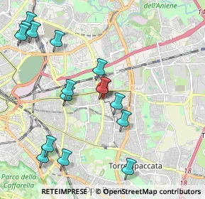 Mappa Via Oreste Mattirolo, 00171 Roma RM, Italia (2.40688)