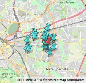 Mappa Via Oreste Mattirolo, 00171 Roma RM, Italia (0.942)