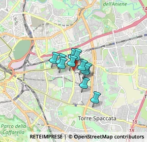 Mappa Via Oreste Mattirolo, 00171 Roma RM, Italia (0.85)