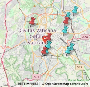 Mappa Vicolo Del Quartiere, 00153 Roma RM, Italia (3.72818)