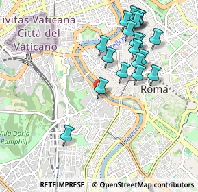 Mappa Via Benedetta, 00153 Roma RM, Italia (1.094)