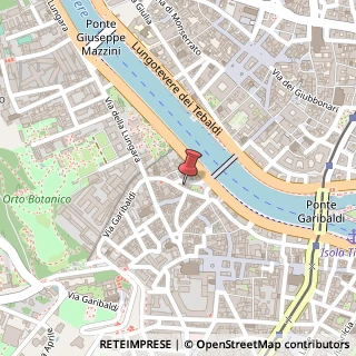 Mappa Via Benedetta, 25, 00153 Roma, Roma (Lazio)