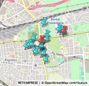 Mappa Via Sorrento, 00177 Roma RM, Italia (0.3175)