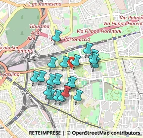 Mappa Via Sorrento, 00177 Roma RM, Italia (0.8015)