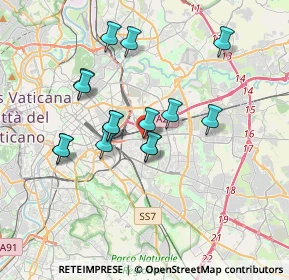 Mappa Via Sorrento, 00177 Roma RM, Italia (3.34533)