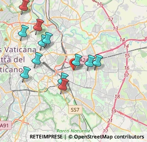 Mappa Via Sorrento, 00177 Roma RM, Italia (4.11167)