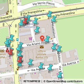 Mappa Via Sorrento, 00177 Roma RM, Italia (0.08889)