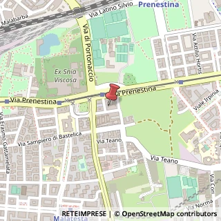 Mappa Via Ariano Irpino, 29-31, 00177 Roma, Roma (Lazio)