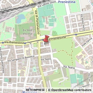 Mappa Via Sorrento, 21, 00177 Roma, Roma (Lazio)