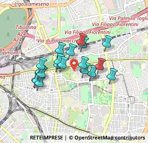 Mappa Viale Telese, 00177 Roma RM, Italia (0.717)