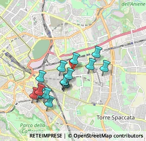 Mappa Viale Telese, 00177 Roma RM, Italia (1.67733)