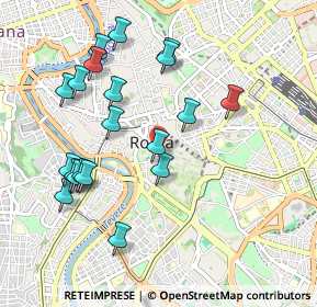 Mappa Via Monte Tarpeo, 00186 Roma RM, Italia (1.0745)