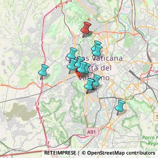 Mappa Via del Casale di S. Pio V, 00165 Roma RM, Italia (2.61929)