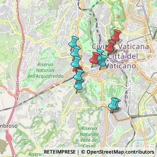 Mappa Via Michelangelo Giuliano, 00165 Roma RM, Italia (1.59231)