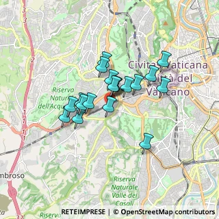 Mappa Via Michelangelo Giuliano, 00165 Roma RM, Italia (1.2995)