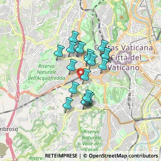 Mappa Via Michelangelo Giuliano, 00165 Roma RM, Italia (1.348)