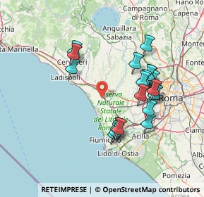 Mappa 00050 Fiumicino RM, Italia (14.7065)