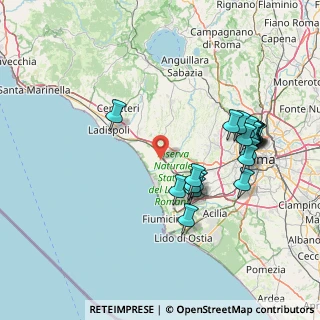 Mappa 00050 Fiumicino RM, Italia (16.871)