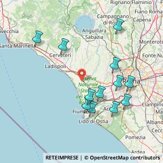 Mappa 00050 Fiumicino RM, Italia (17.89167)