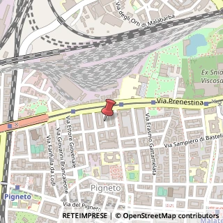 Mappa Via Ruggero d'Altavilla,  12, 00176 Roma, Roma (Lazio)