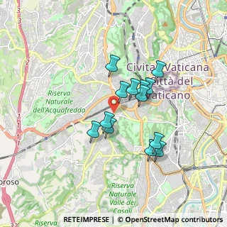 Mappa Via di Torre Rossa, 00165 Roma RM, Italia (1.46385)