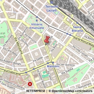 Mappa Via Emanuele Filiberto, 61, 00185 Roma, Roma (Lazio)