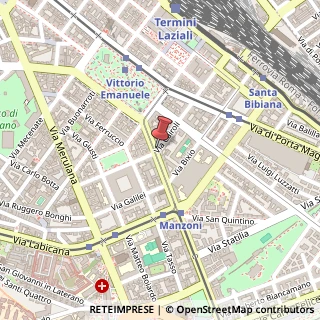 Mappa Via Cairoli,  8, 00185 Roma, Roma (Lazio)