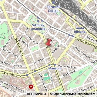 Mappa Via Emanuele Filiberto, 67, 00185 Roma, Roma (Lazio)