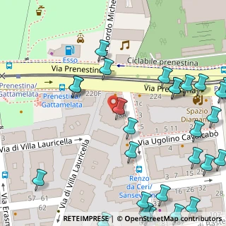 Mappa Via di Villa Lauricella, 00178 Roma RM, Italia (0.10481)