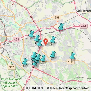 Mappa Via Calabritto, 00132 Roma RM, Italia (3.805)