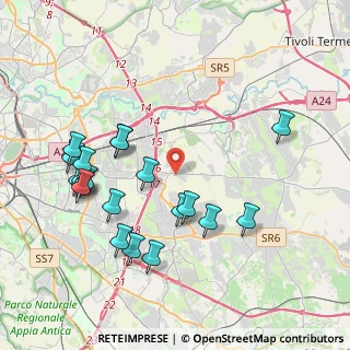 Mappa Via Calabritto, 00132 Roma RM, Italia (4.5375)