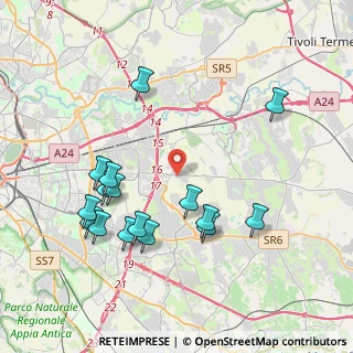 Mappa Via Calabritto, 00132 Roma RM, Italia (4.43938)