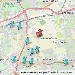 Mappa Via Grottaminarda, 00132 Roma RM, Italia (2.78833)