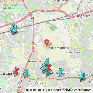 Mappa Via Grottaminarda, 00132 Roma RM, Italia (3.48667)