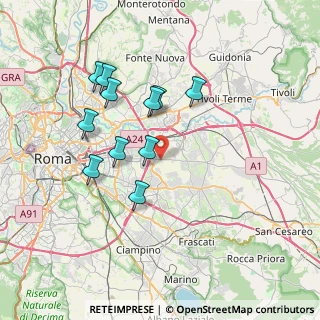 Mappa Via Grottaminarda, 00132 Roma RM, Italia (7.07455)