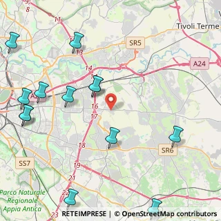 Mappa Via Grottaminarda, 00132 Roma RM, Italia (6.04308)