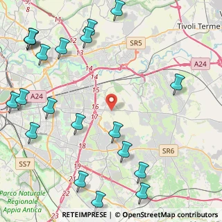 Mappa Via Grottaminarda, 00132 Roma RM, Italia (6.5925)