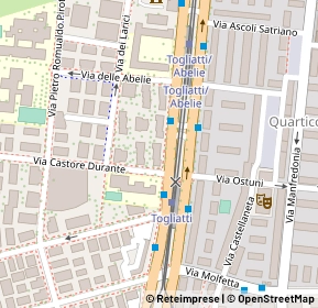 Mappa Viale Palmiro Togliatti, 00171 Roma RM, Italia (0.15769)