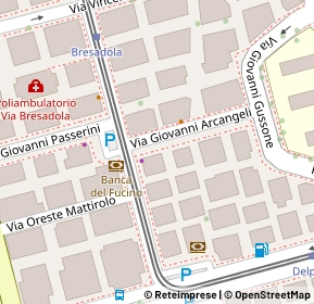 Mappa Via Giovanni Arcangeli, 00171 Roma RM, Italia (0.04615)