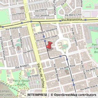 Mappa Via Giacomo Bres?dola,  90, 00171 Roma, Roma (Lazio)