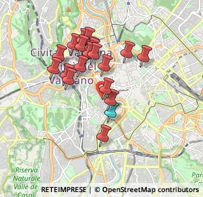 Mappa Via di Santa Dorotea, 00165 Roma RM, Italia (1.5795)