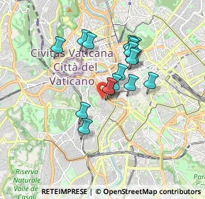 Mappa Via di Santa Dorotea, 00153 Roma RM, Italia (1.44765)