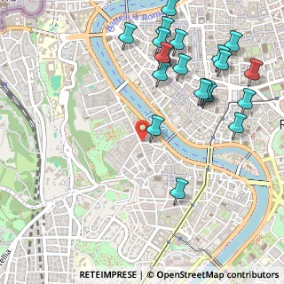 Mappa Via di Porta Settimiana, 00165 Roma RM, Italia (0.675)