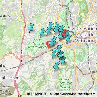 Mappa Via Nicola Coviello, 00165 Roma RM, Italia (1.4295)