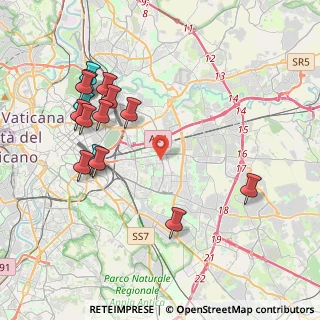 Mappa Via Arcinazzo Romano, 00171 Roma RM, Italia (4.64533)