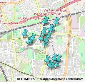 Mappa Via Ausonia, 00171 Roma RM, Italia (0.7795)