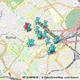 Mappa Via Giusti, 00185 Roma RM, Italia (0.7255)
