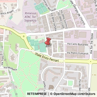 Mappa Via Giuseppe Candiani, 55, 00155 Roma, Roma (Lazio)