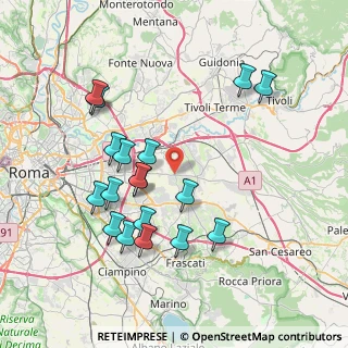 Mappa Ponte Di Nona- Prenestina, 00132 Roma RM, Italia (8.13222)