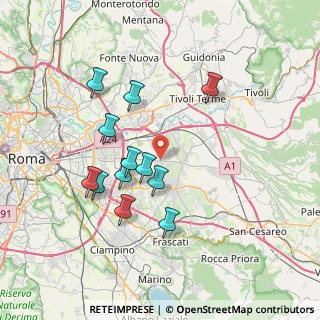 Mappa Ponte Di Nona- Prenestina, 00132 Roma RM, Italia (7.18333)